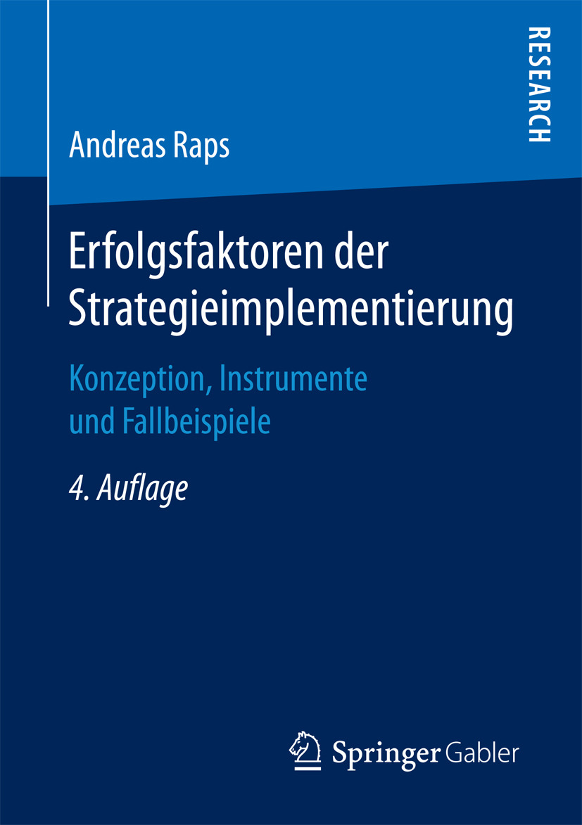 Raps, Andreas - Erfolgsfaktoren der Strategieimplementierung, e-kirja