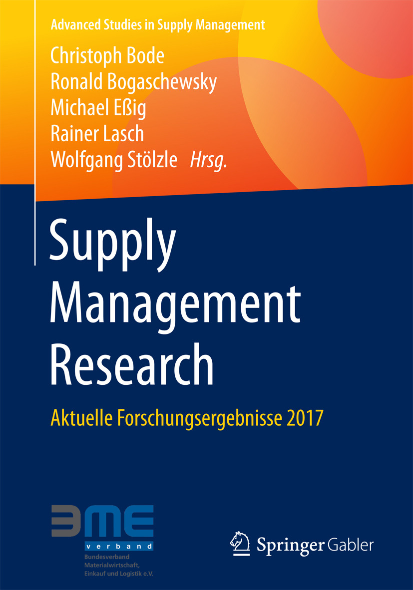 Bode, Christoph - Supply Management Research, ebook