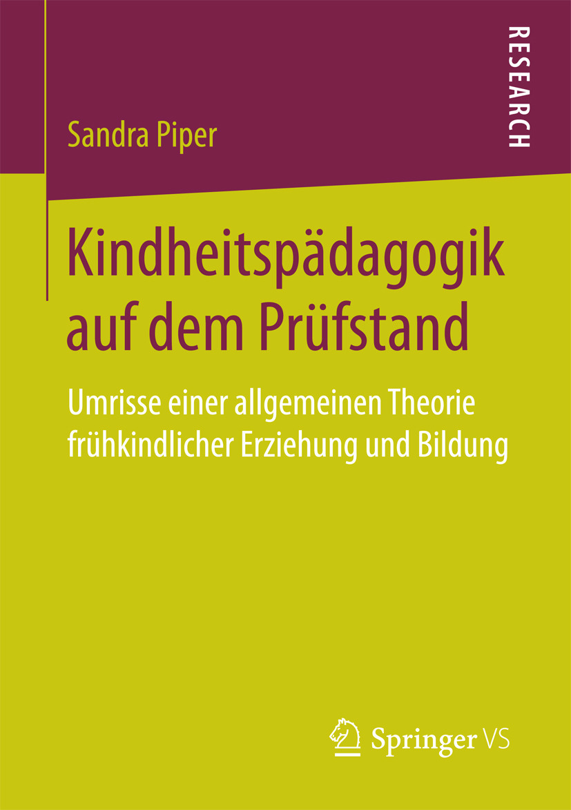 Piper, Sandra - Kindheitspädagogik auf dem Prüfstand, ebook