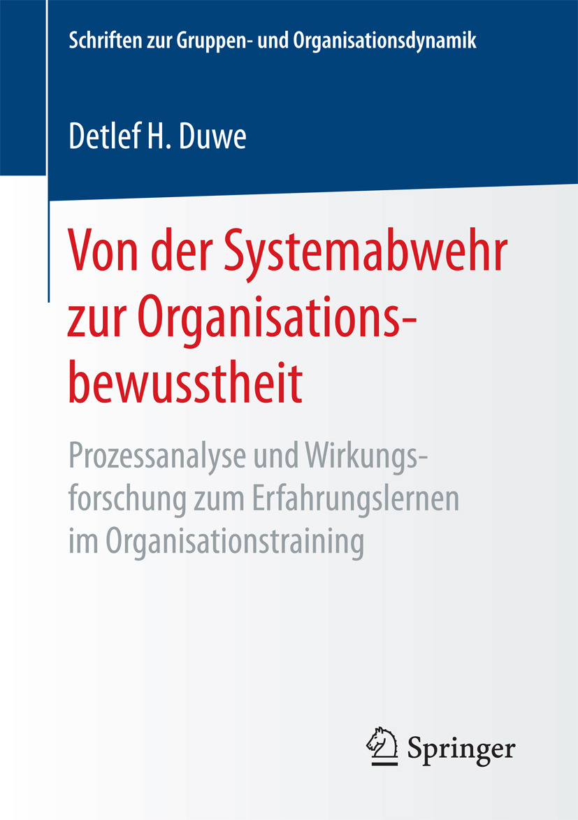 Duwe, Detlef H. - Von der Systemabwehr zur Organisationsbewusstheit, ebook