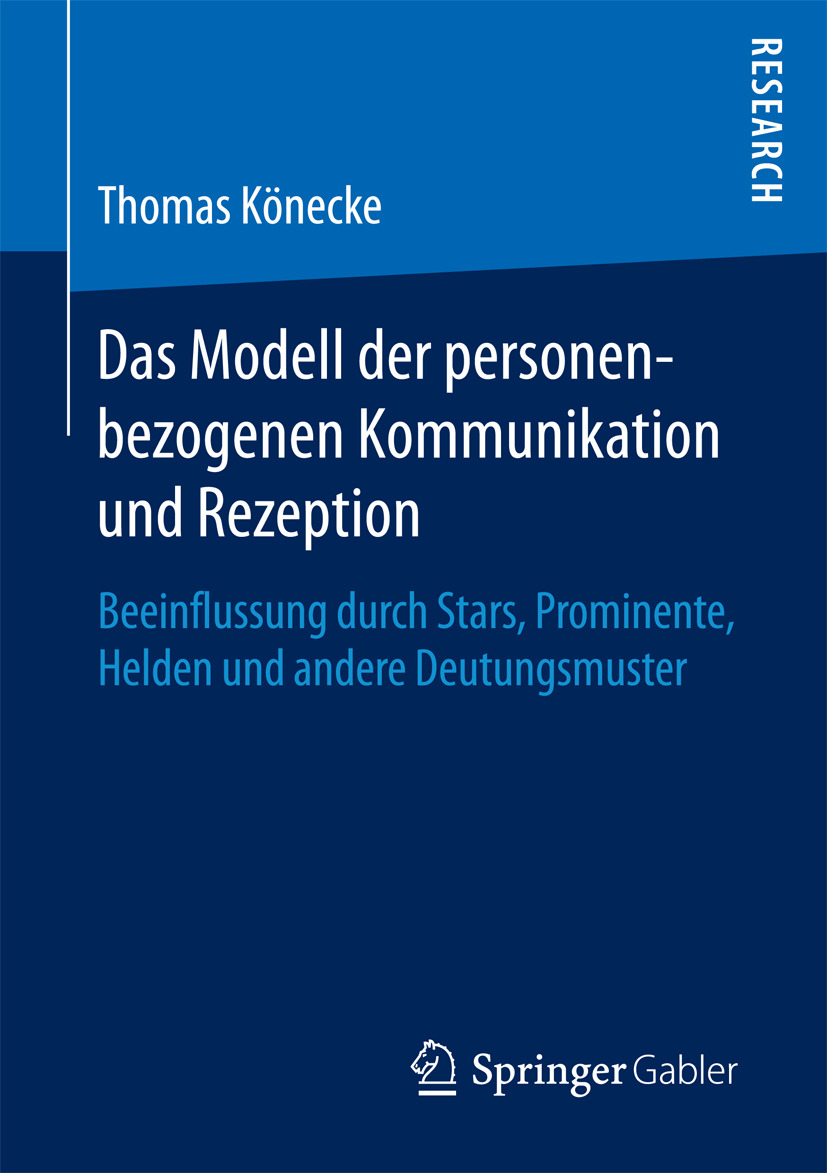Könecke, Thomas - Das Modell der personenbezogenen Kommunikation und Rezeption, e-bok