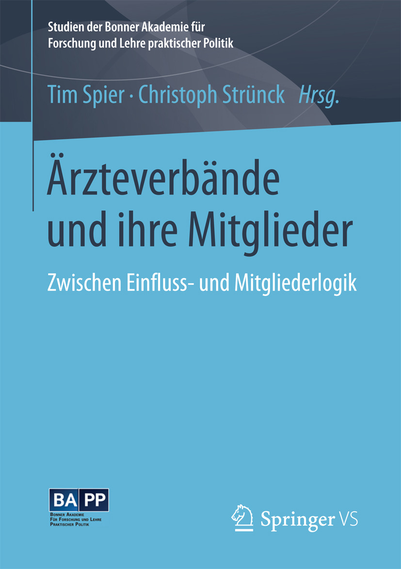 Spier, Tim - Ärzteverbände und ihre Mitglieder, e-bok