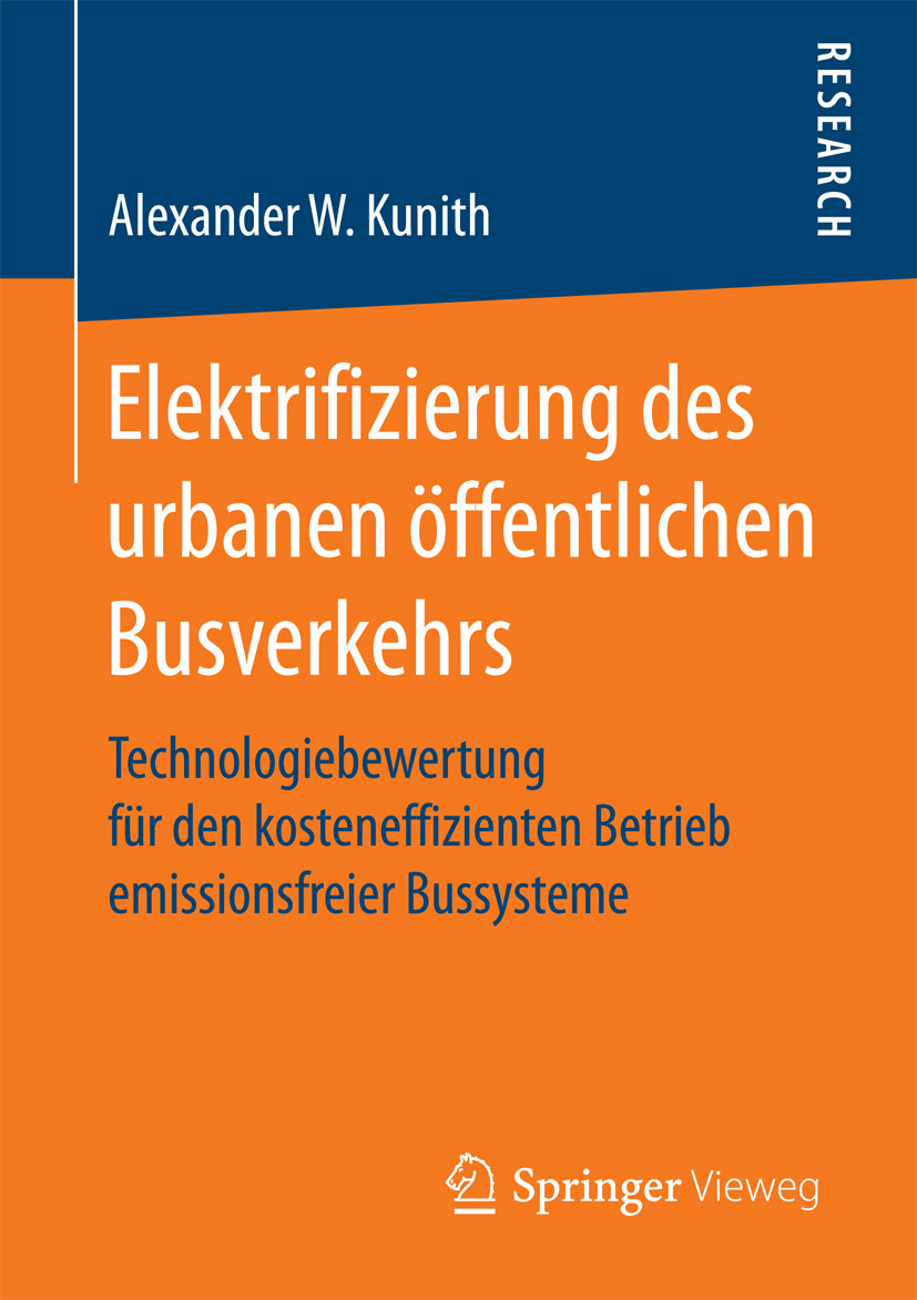 Kunith, Alexander W. - Elektrifizierung des urbanen öffentlichen Busverkehrs, ebook