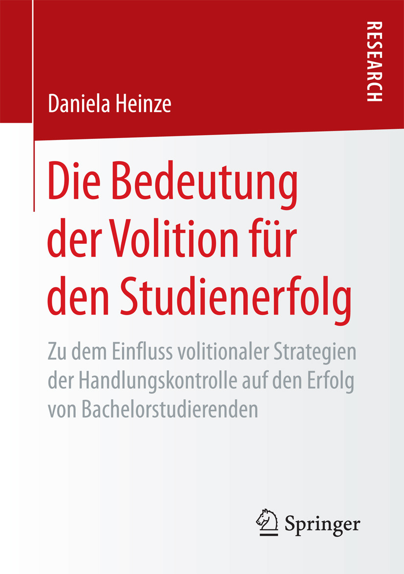 Heinze, Daniela - Die Bedeutung der Volition für den Studienerfolg, ebook