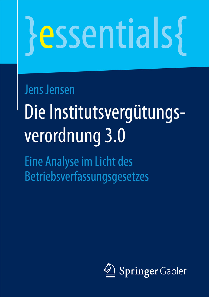 Jensen, Jens - Die Institutsvergütungsverordnung 3.0, ebook