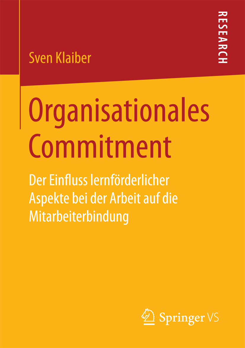 Klaiber, Sven - Organisationales Commitment, e-kirja