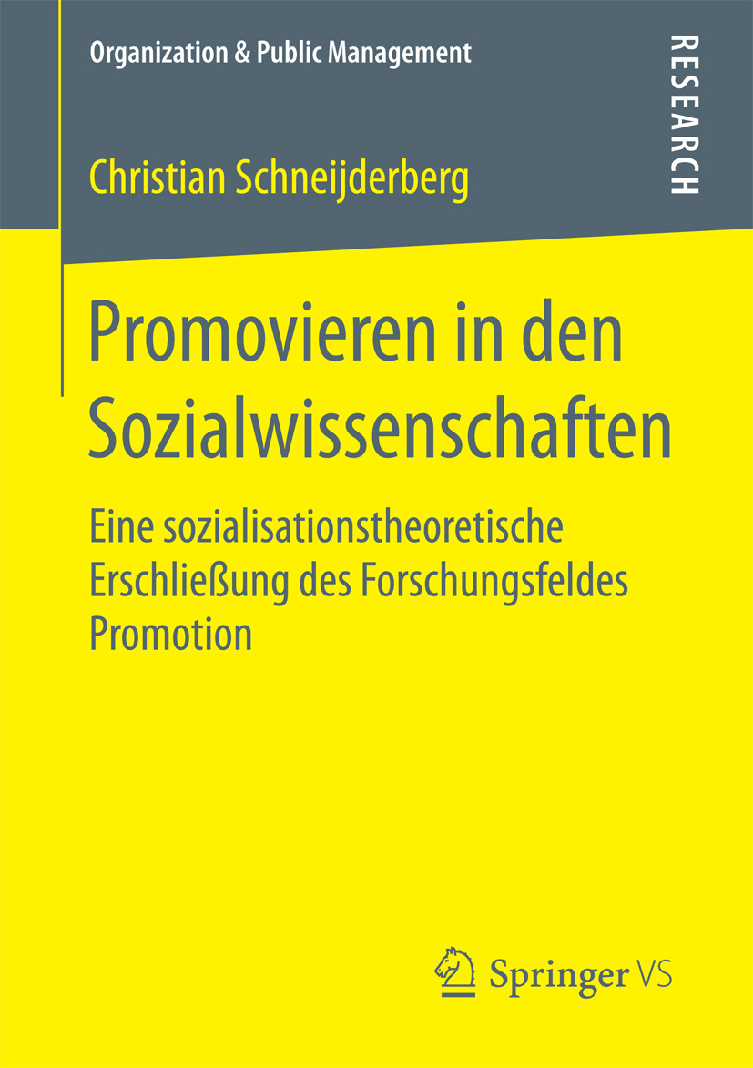 Schneijderberg, Christian - Promovieren in den Sozialwissenschaften, ebook