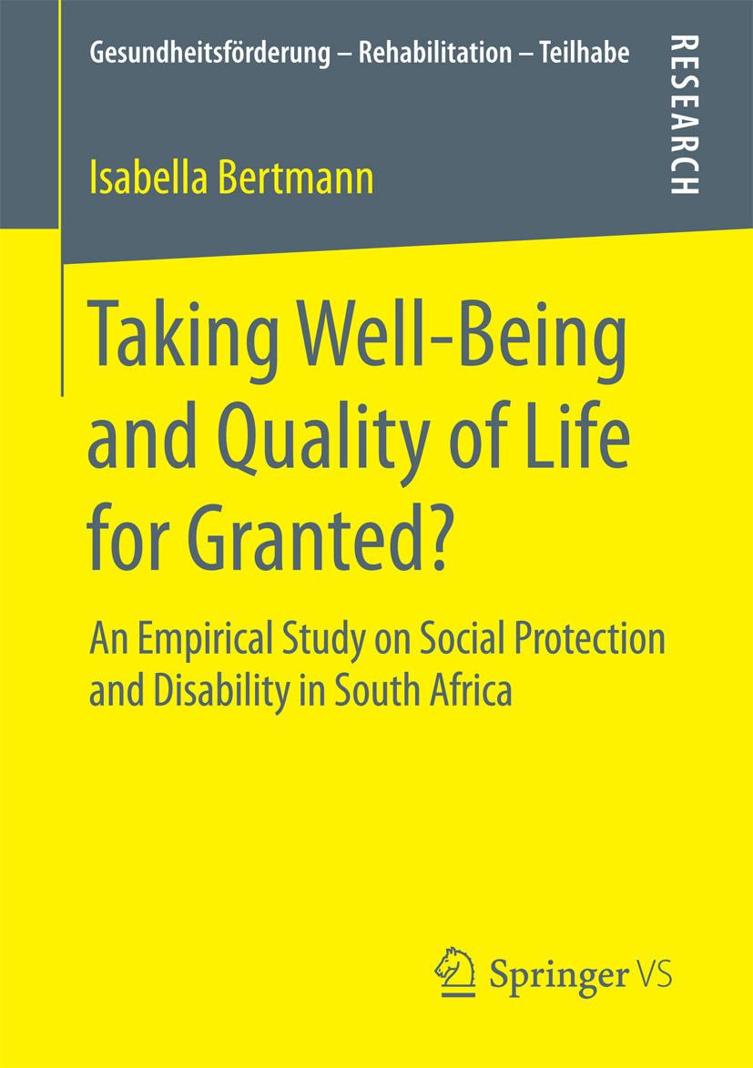 Bertmann, Isabella - Taking Well‐Being and Quality of Life for Granted?, e-kirja