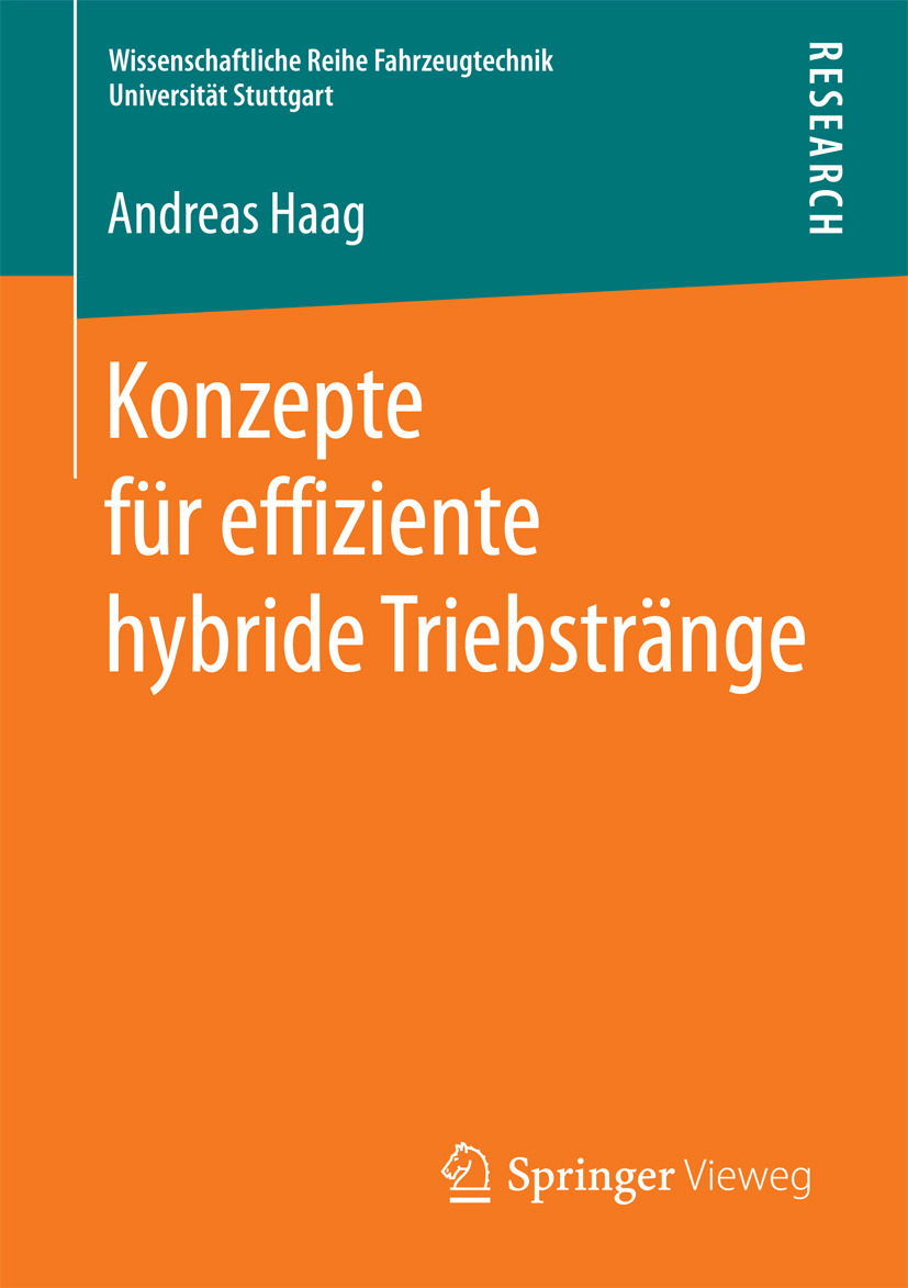Haag, Andreas - Konzepte für effiziente hybride Triebstränge, e-bok