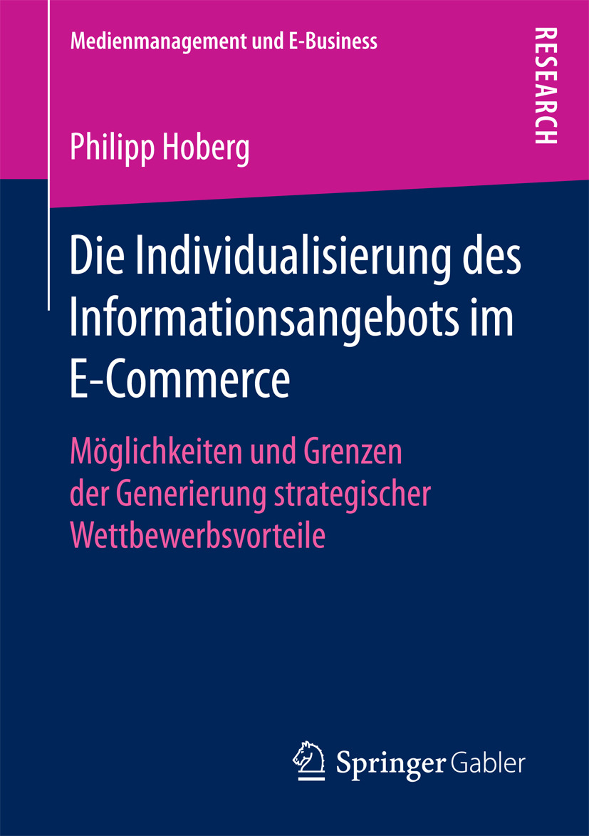 Hoberg, Philipp - Die Individualisierung des Informationsangebots im E-Commerce, ebook