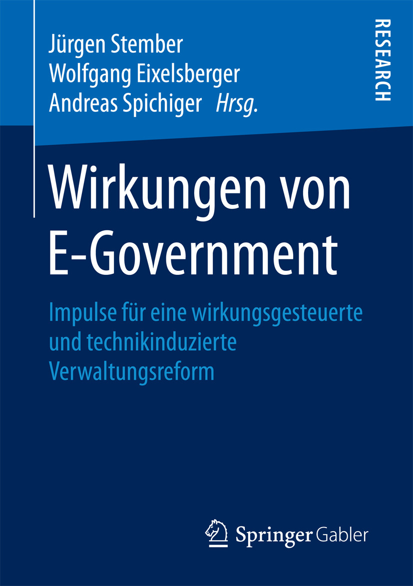 Eixelsberger, Wolfgang - Wirkungen von E-Government, e-kirja