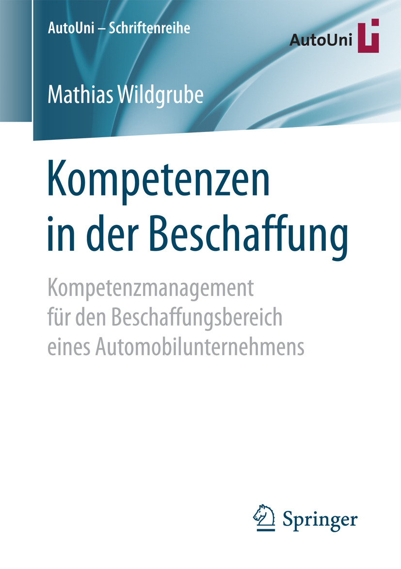 Wildgrube, Mathias - Kompetenzen in der Beschaffung, e-bok