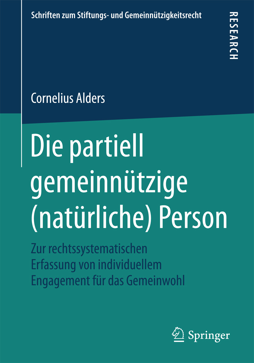 Alders, Cornelius - Die partiell gemeinnützige (natürliche) Person, ebook