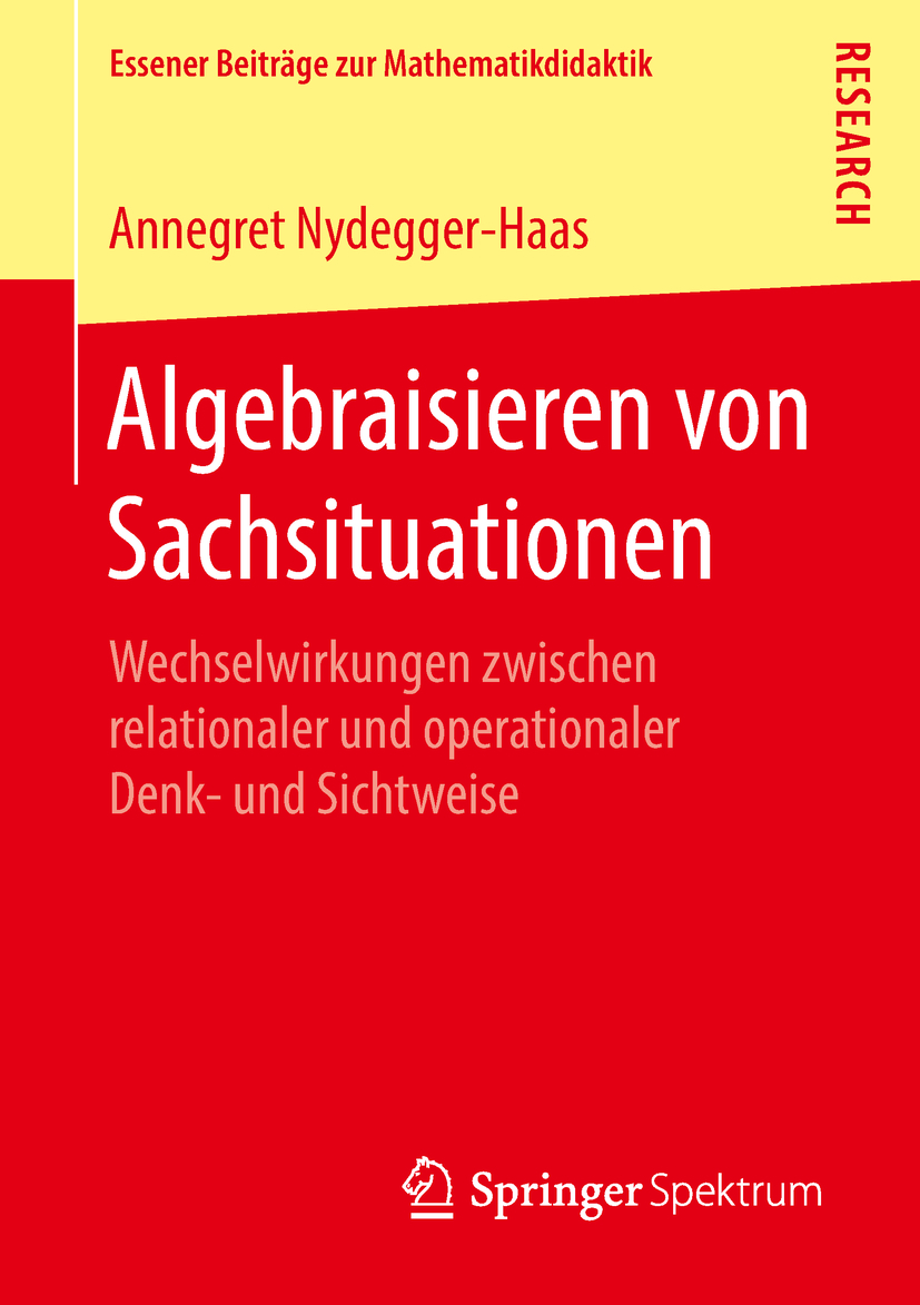 Nydegger-Haas, Annegret - Algebraisieren von Sachsituationen, e-kirja