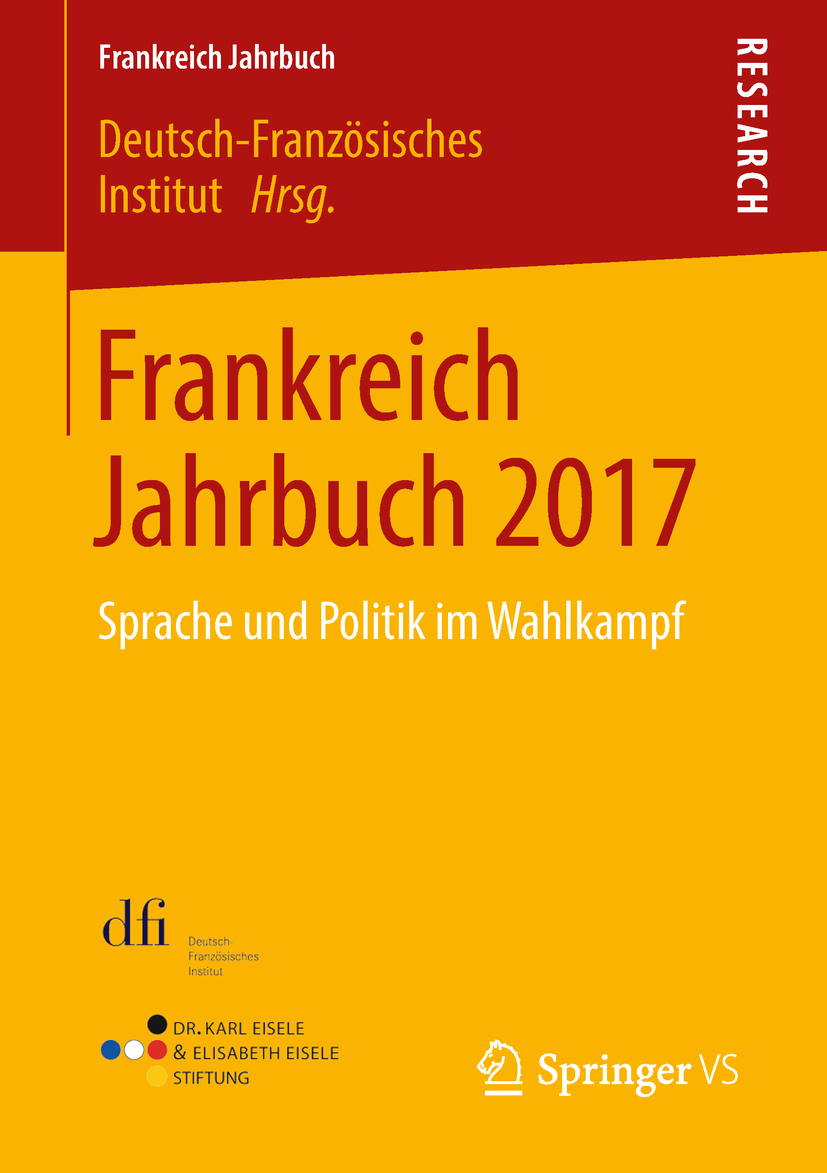 Institut, Deutsch-Französisches - Frankreich Jahrbuch 2017, ebook