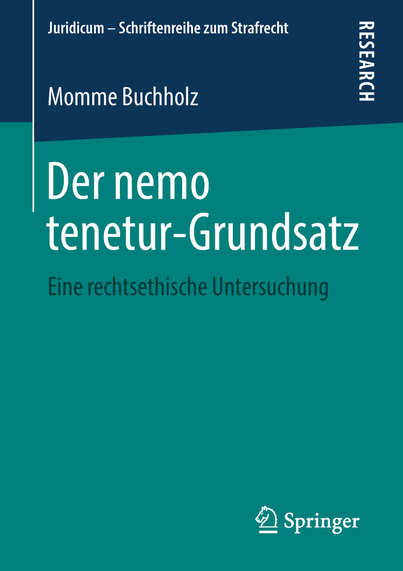 Buchholz, Momme - Der nemo tenetur-Grundsatz, ebook