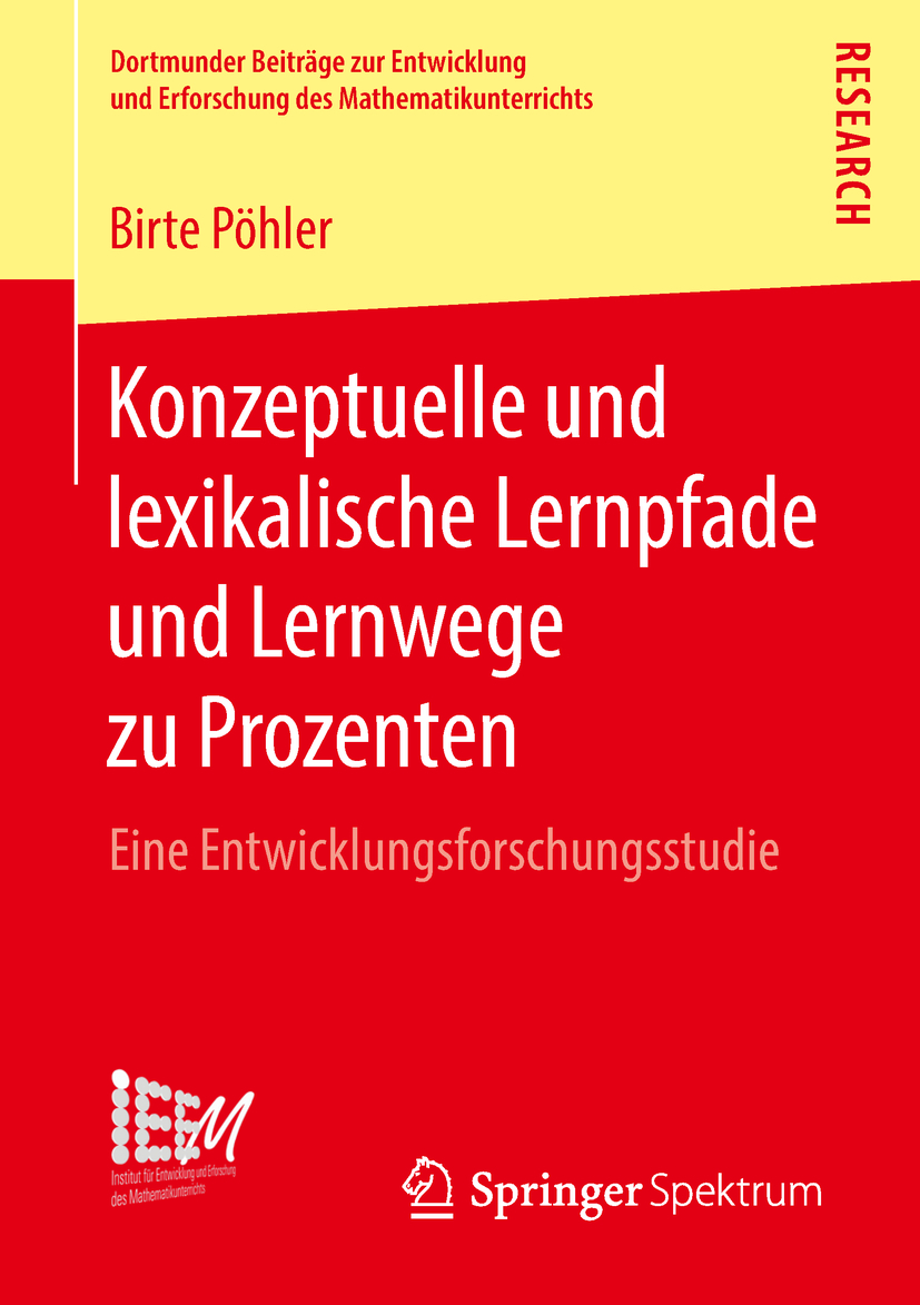 Pöhler, Birte - Konzeptuelle und lexikalische Lernpfade und Lernwege zu Prozenten, e-kirja