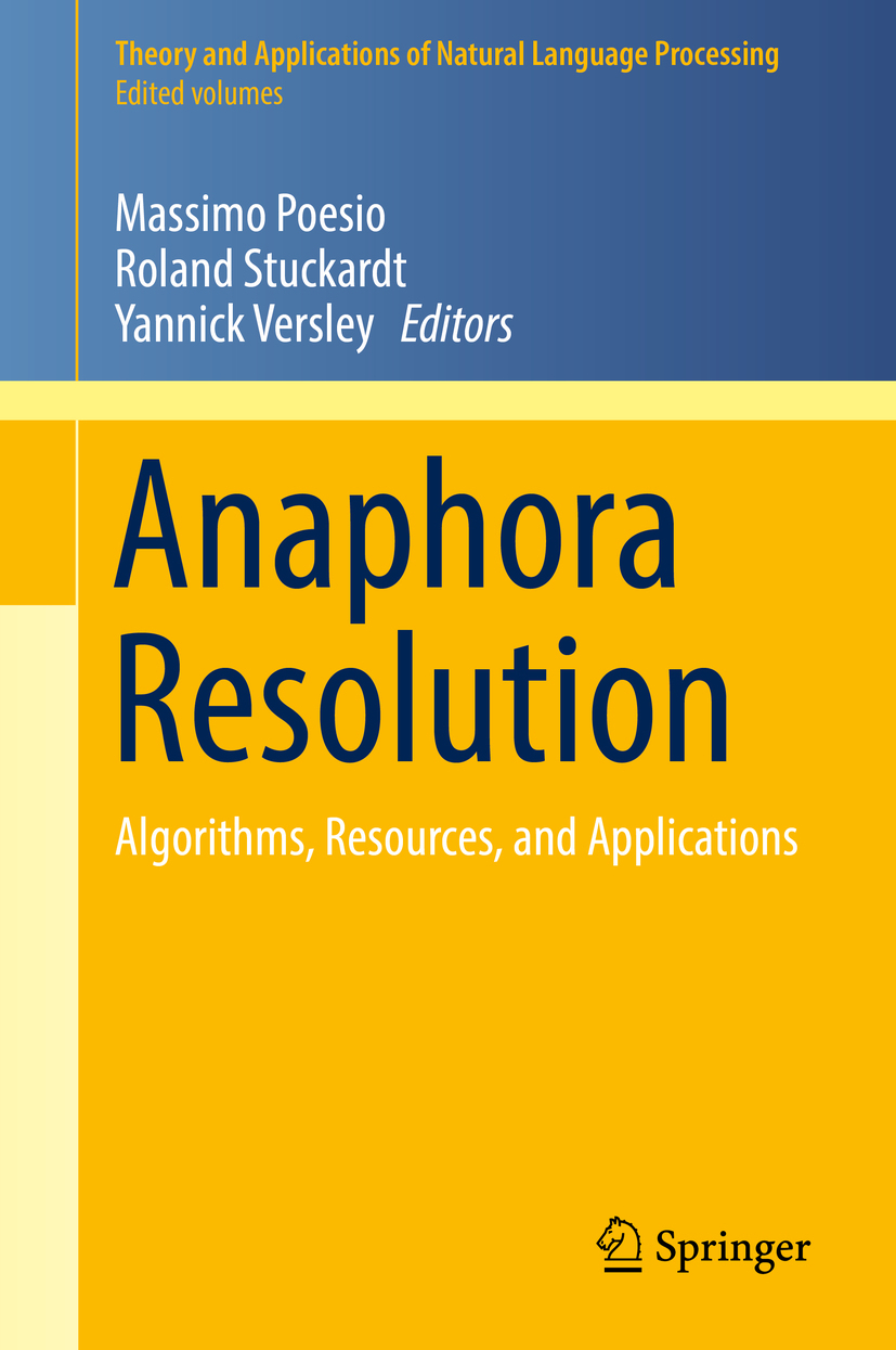 Poesio, Massimo - Anaphora Resolution, ebook