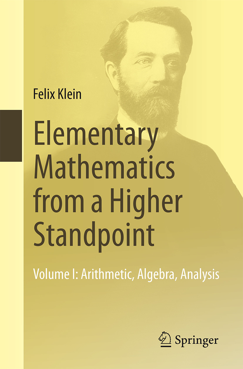 Klein, Felix - Elementary Mathematics from a Higher Standpoint, ebook