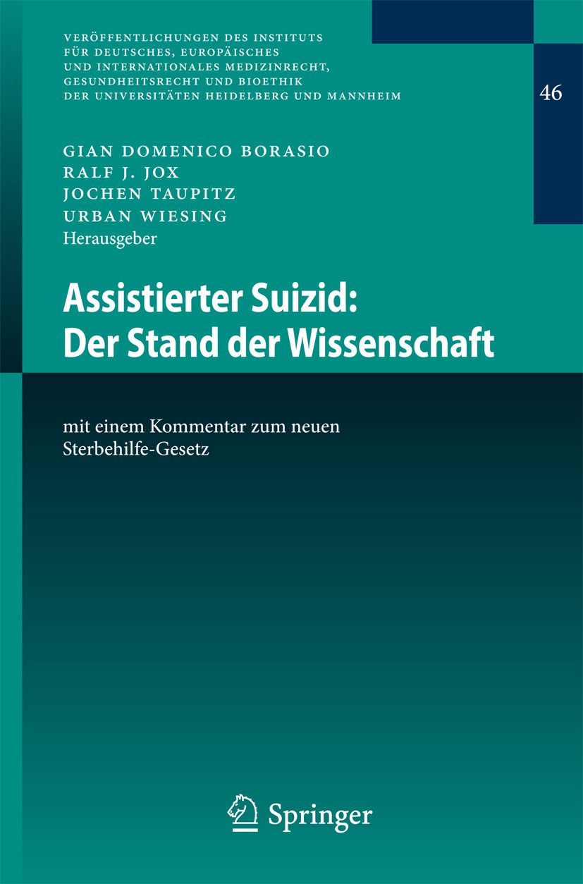 Borasio, Gian Domenico - Assistierter Suizid: Der Stand der Wissenschaft, e-kirja