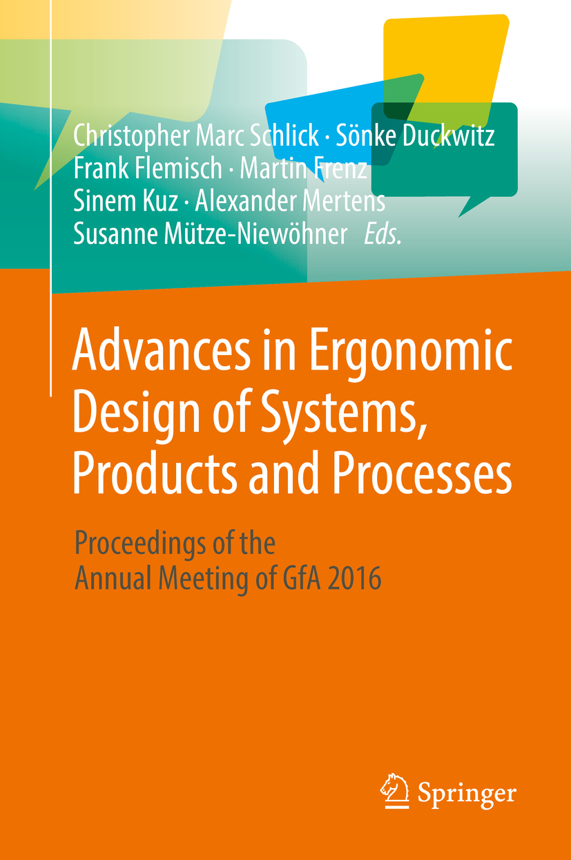 Duckwitz, Sönke - Advances in Ergonomic Design of Systems, Products and Processes, e-bok