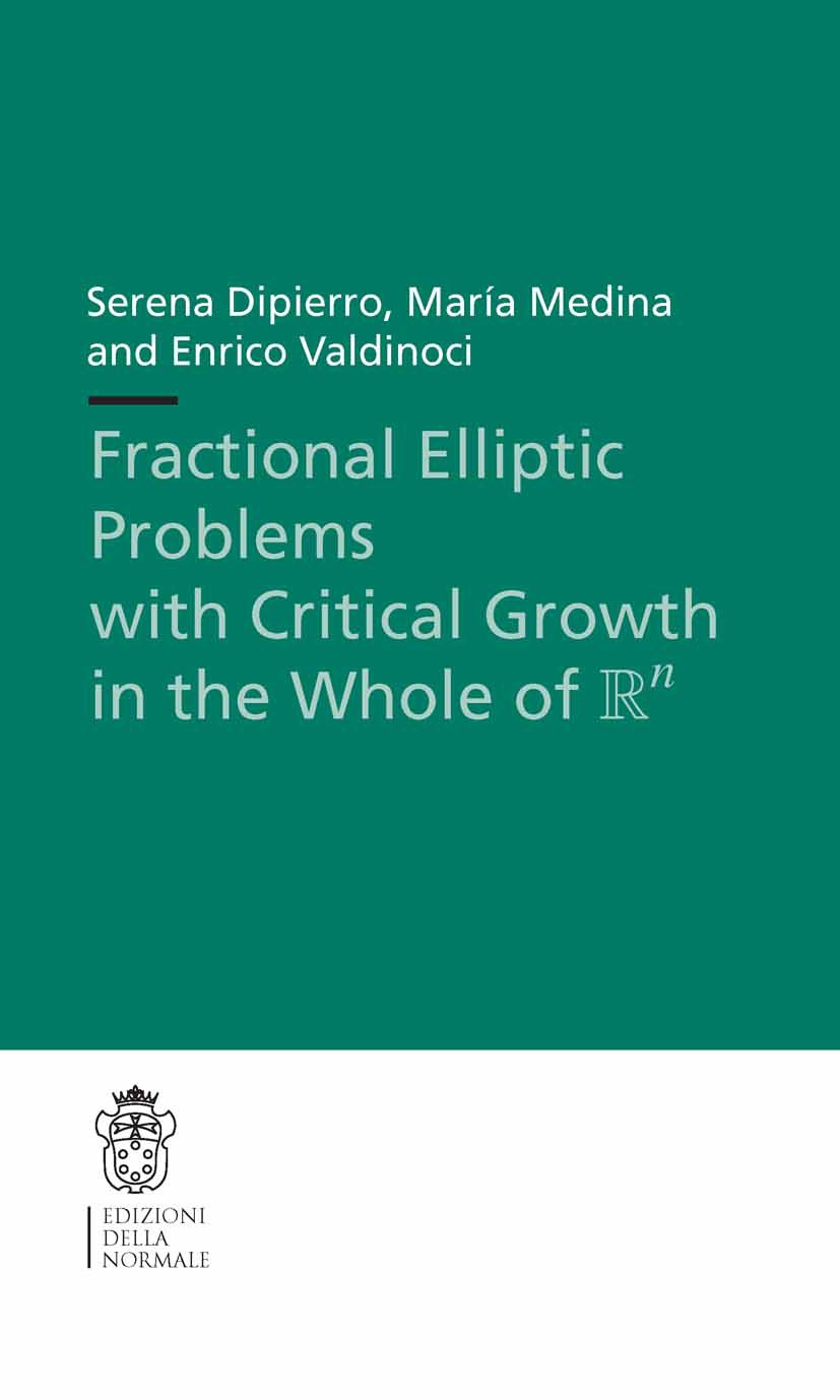 Dipierro, Serena - Fractional Elliptic Problems with Critical Growth in the Whole of ℝ<Superscript>n</Superscript>, ebook