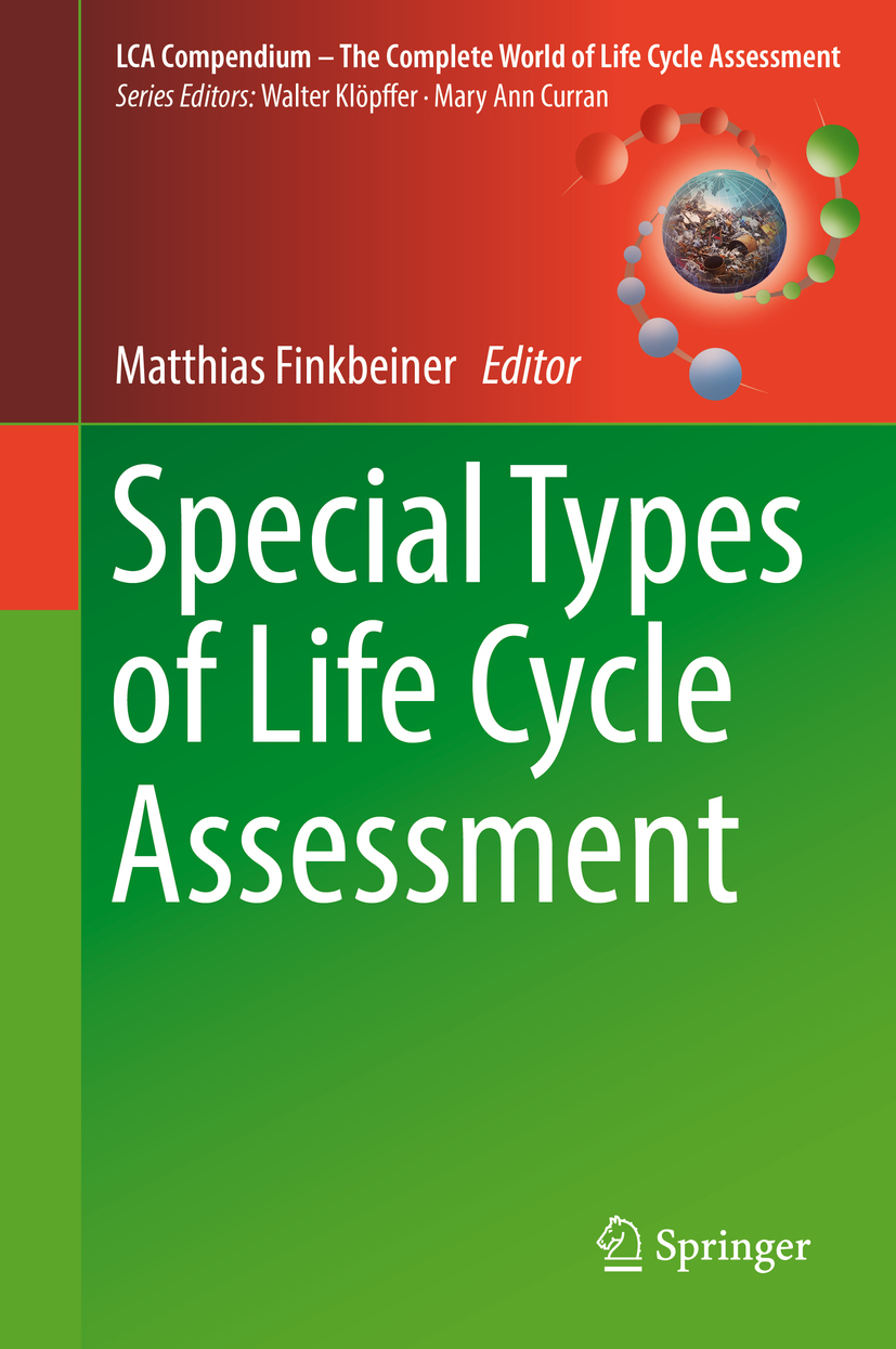 Finkbeiner, Matthias - Special Types of Life Cycle Assessment, ebook