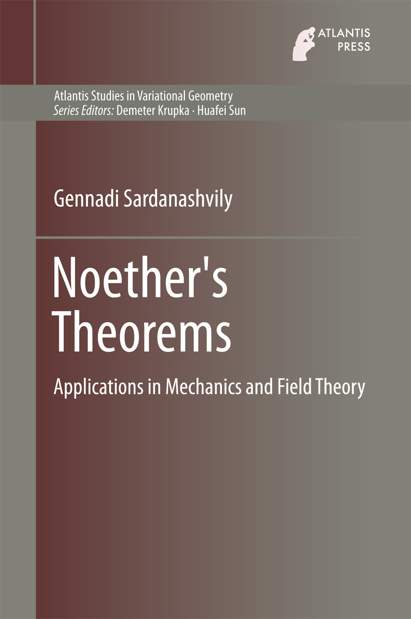 Sardanashvily, Gennadi - Noether's Theorems, e-kirja