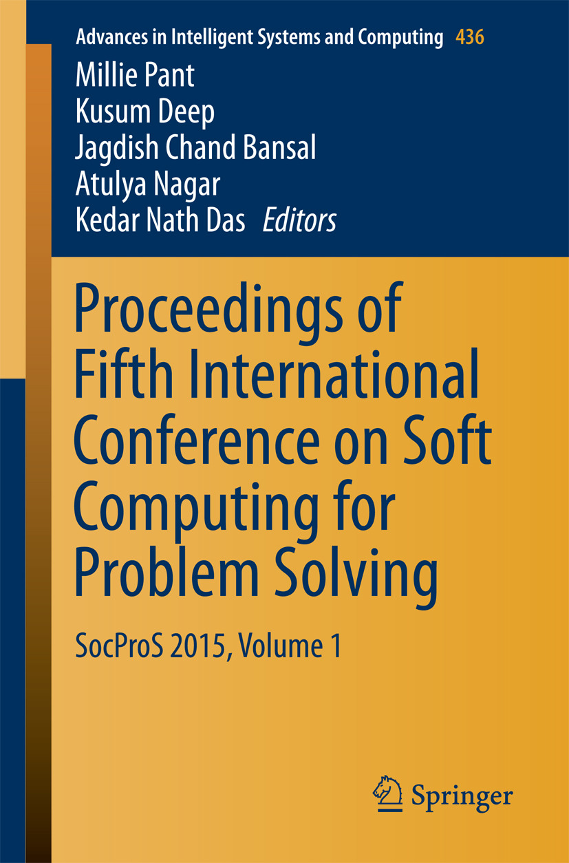 Bansal, Jagdish Chand - Proceedings of Fifth International Conference on Soft Computing for Problem Solving, ebook