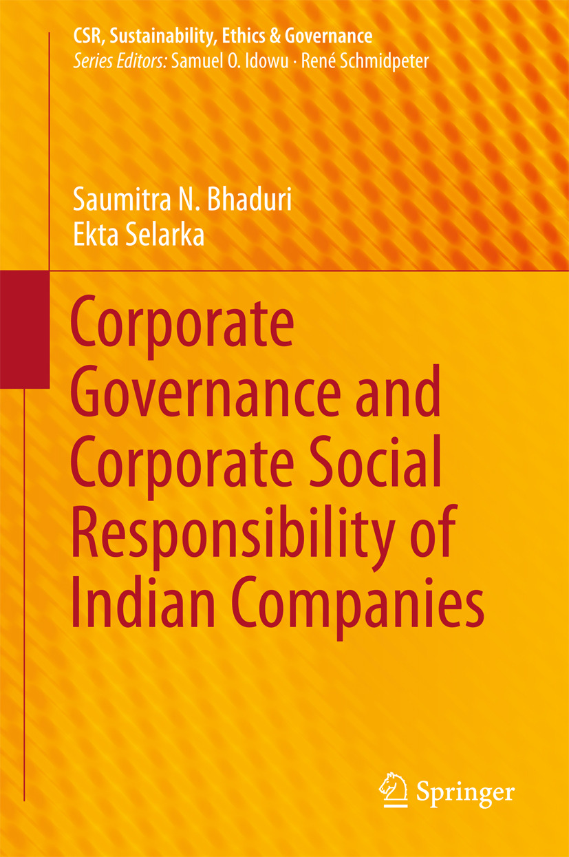 Bhaduri, Saumitra N. - Corporate Governance and Corporate Social Responsibility of Indian Companies, ebook