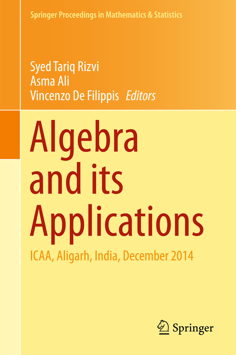 Ali, Asma - Algebra and its Applications, e-bok