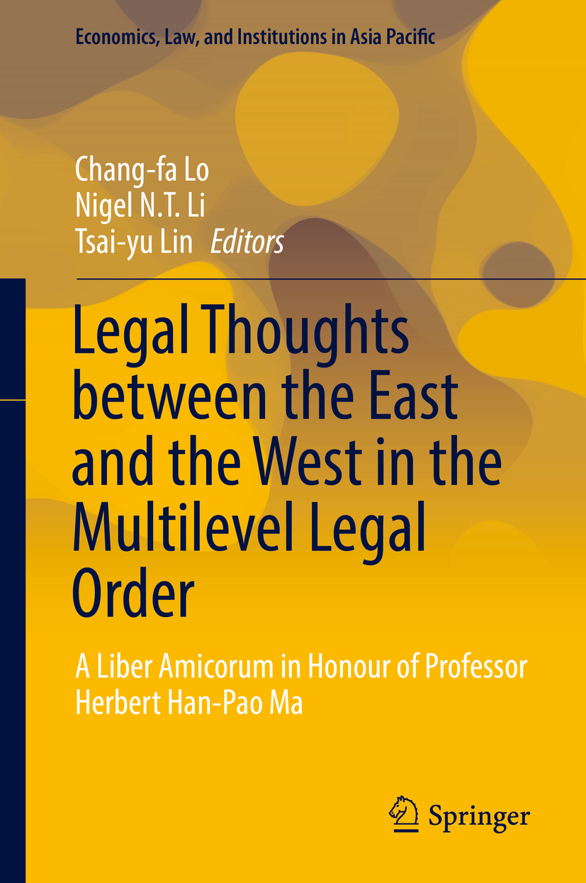 Li, Nigel N.T. - Legal Thoughts between the East and the West in the Multilevel Legal Order, ebook