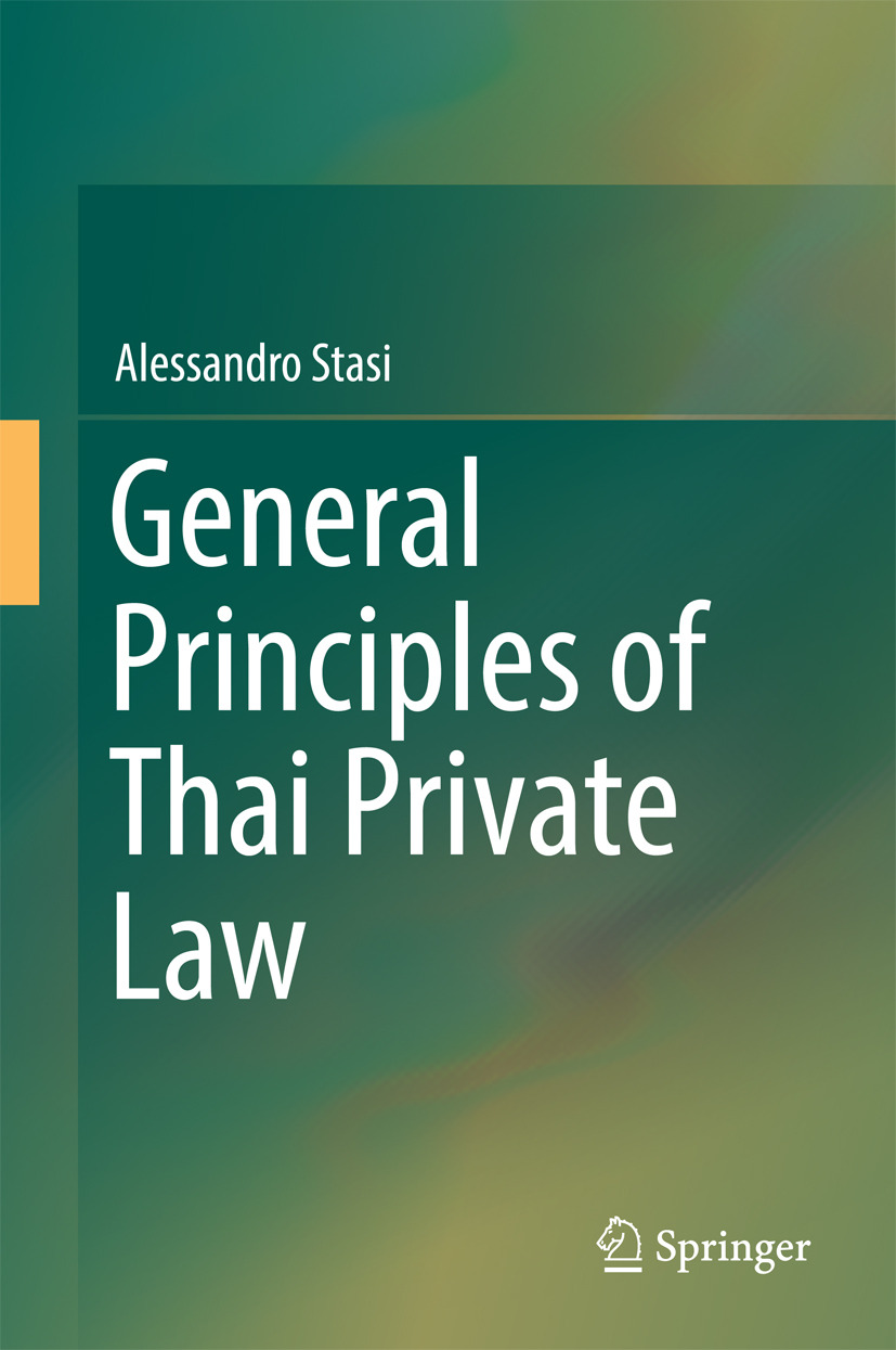 Stasi, Alessandro - General Principles of Thai Private Law, ebook