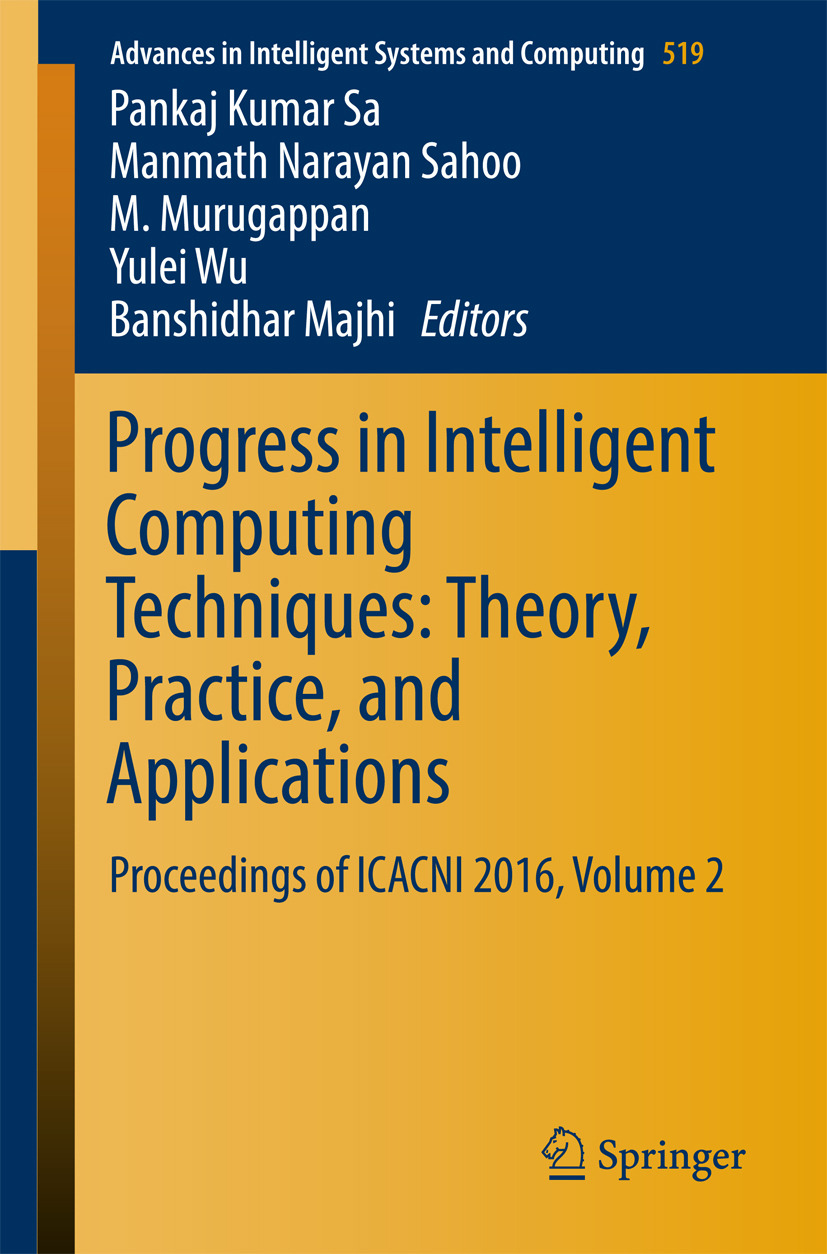Majhi, Banshidhar - Progress in Intelligent Computing Techniques: Theory, Practice, and Applications, ebook