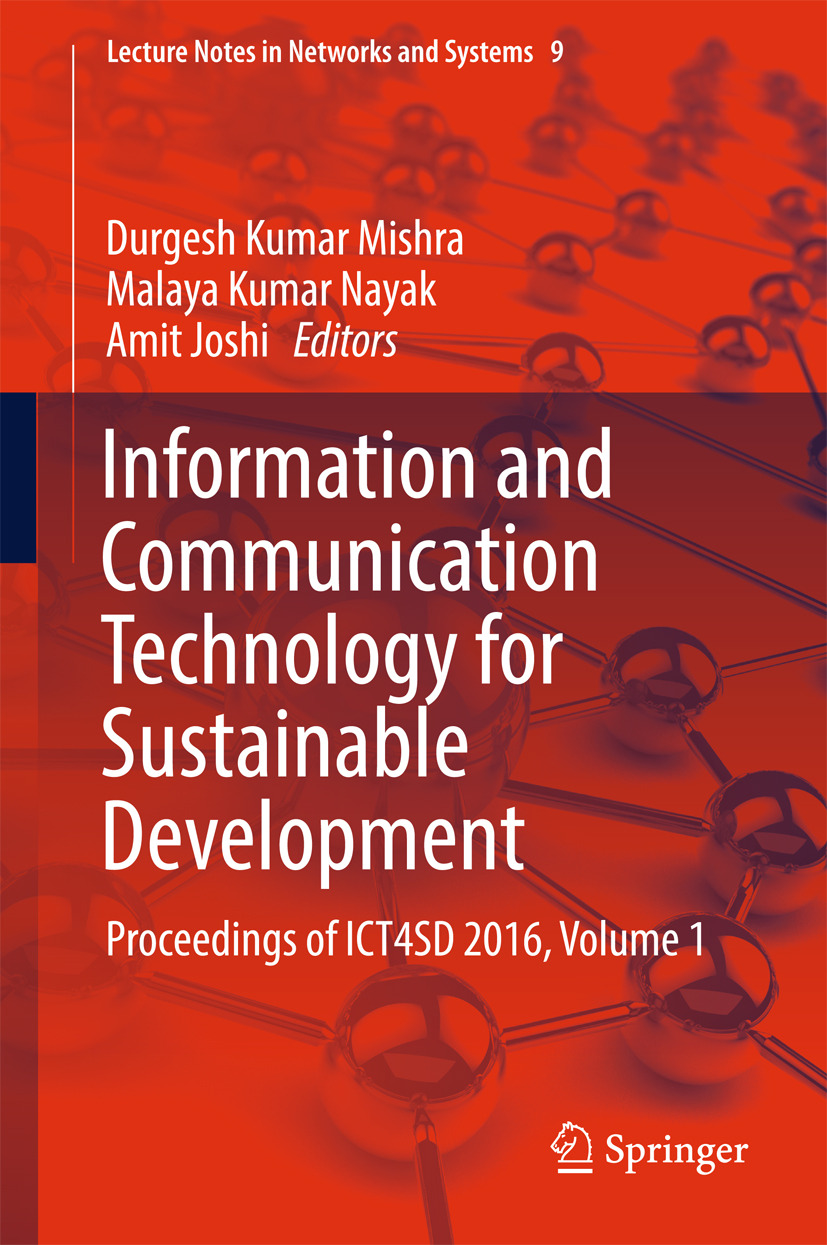 Joshi, Amit - Information and Communication Technology for Sustainable Development, e-bok