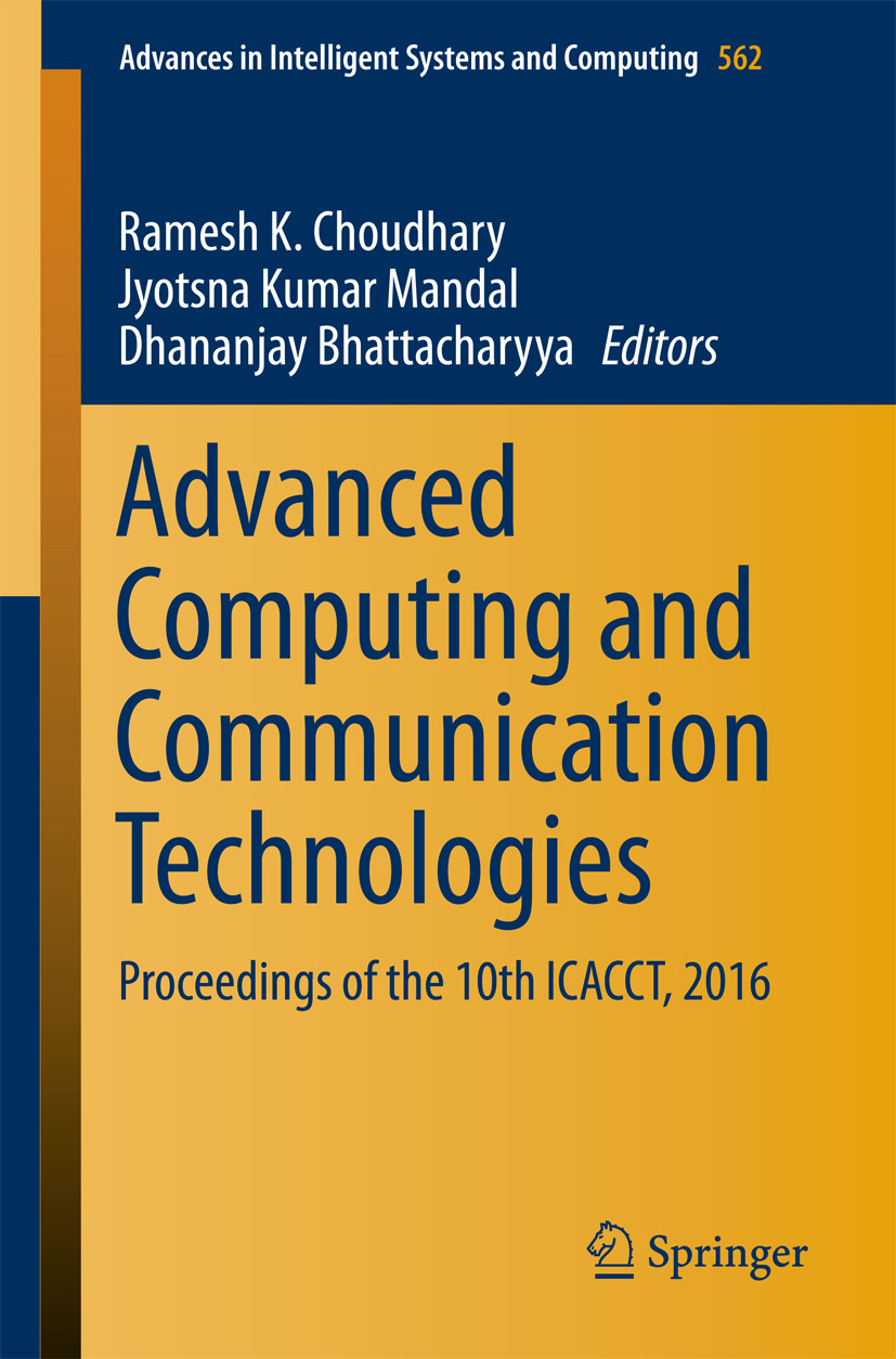 Bhattacharyya, Dhananjay - Advanced Computing and Communication Technologies, e-bok
