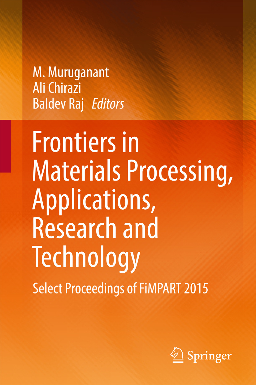 Chirazi, Ali - Frontiers in Materials Processing, Applications, Research and Technology, ebook