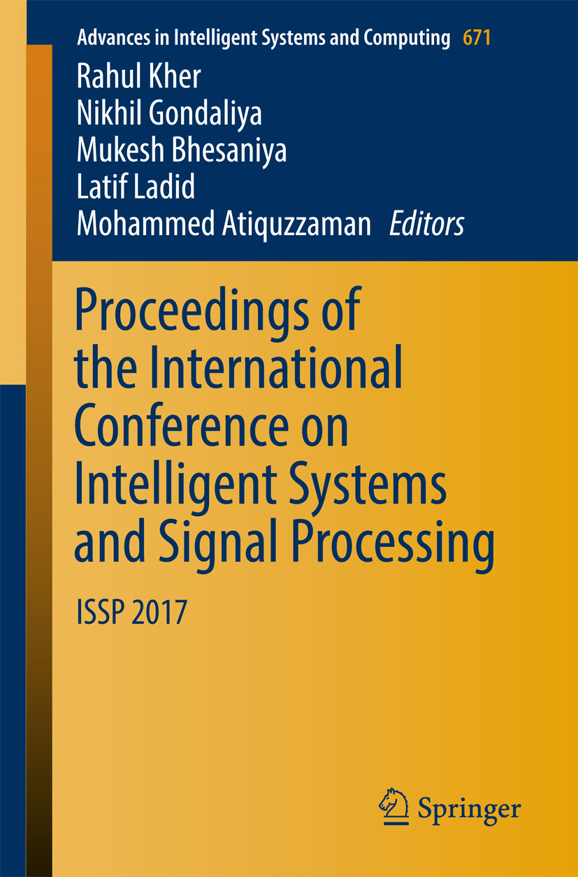 Atiquzzaman, Mohammed - Proceedings of the International Conference on Intelligent Systems and Signal Processing, ebook