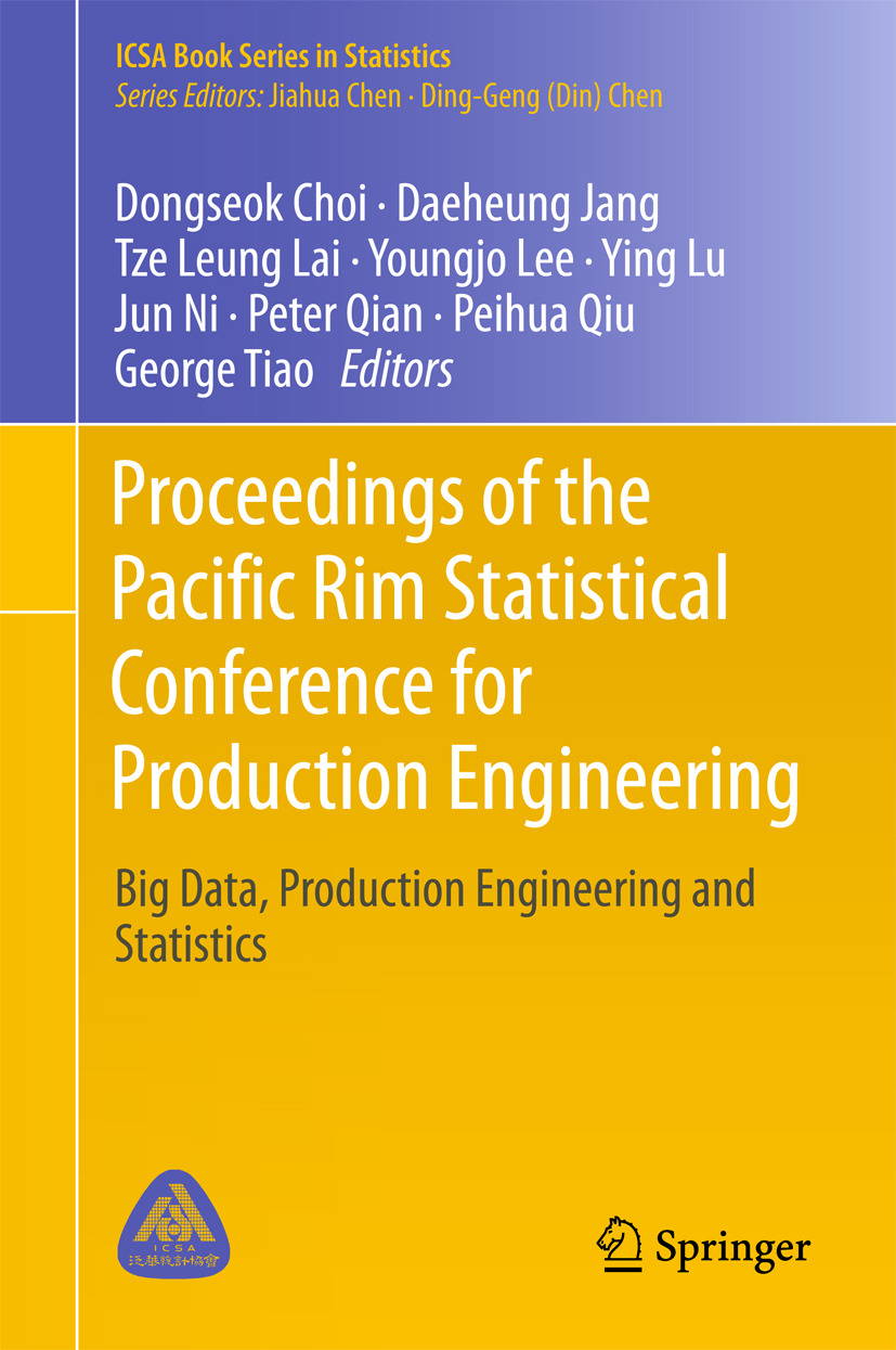 Choi, Dongseok - Proceedings of the Pacific Rim Statistical Conference for Production Engineering, e-kirja
