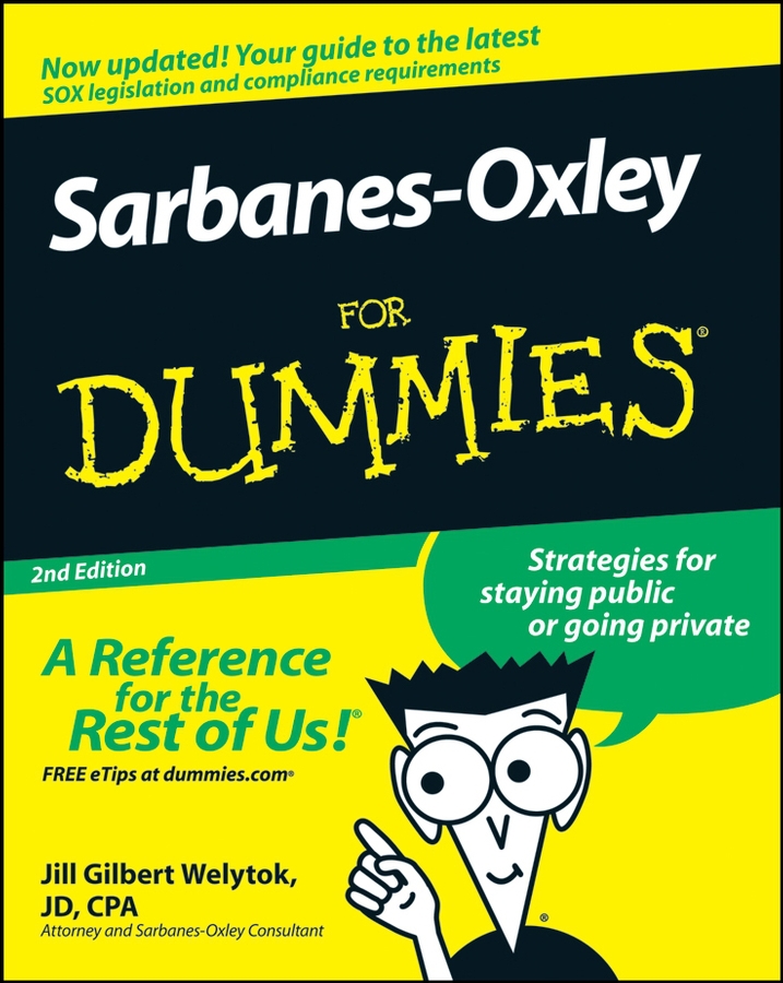 Welytok, Jill Gilbert - Sarbanes-Oxley For Dummies, ebook