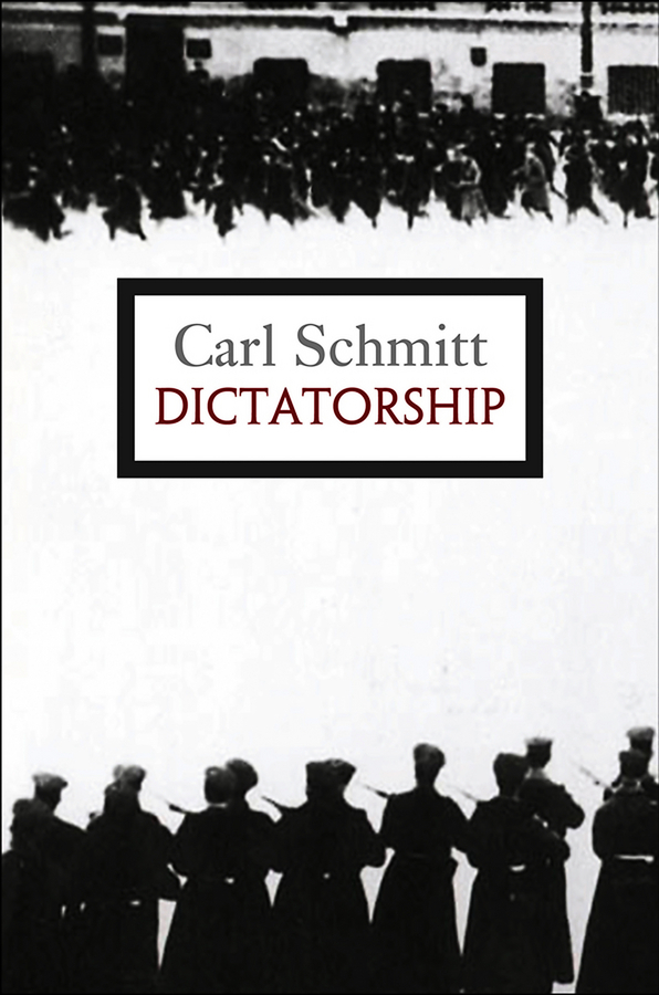 Schmitt, Carl - Dictatorship, ebook