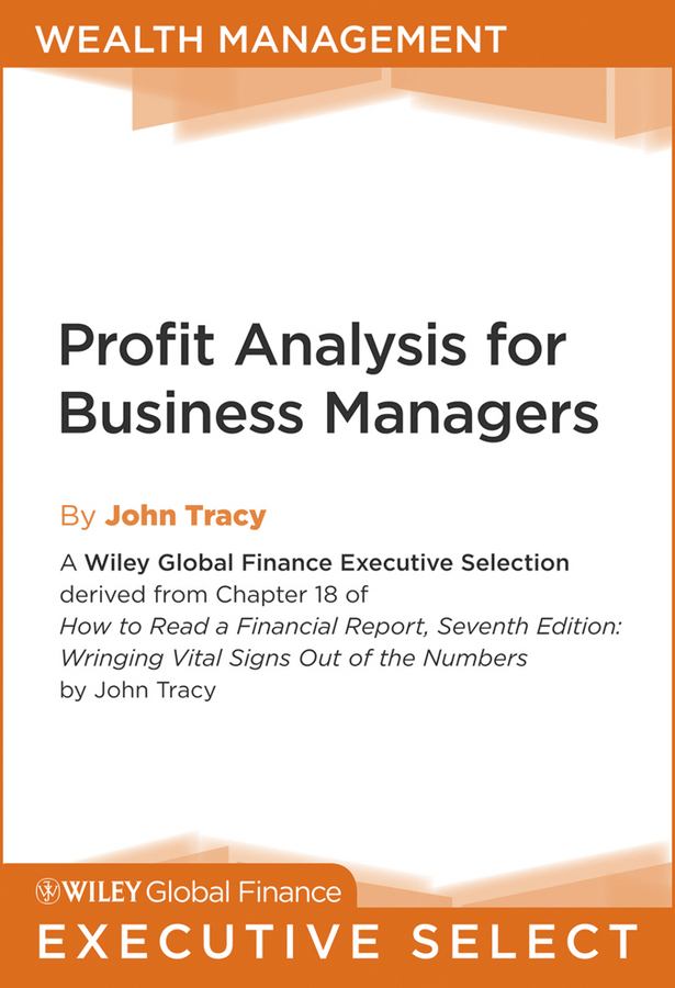 Tracy, John A. - Profit Analysis for Business Managers, ebook