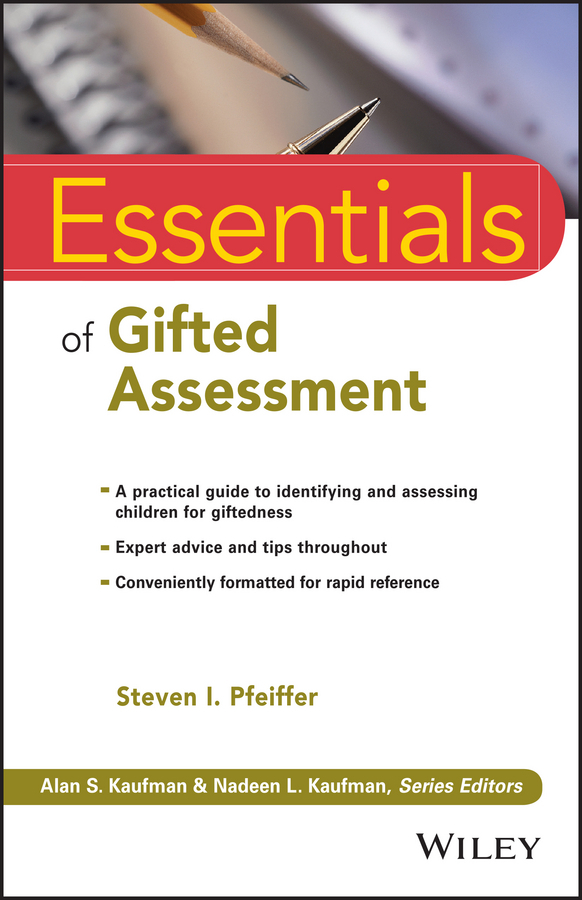 Pfeiffer, Steven I. - Essentials of Gifted Assessment, ebook