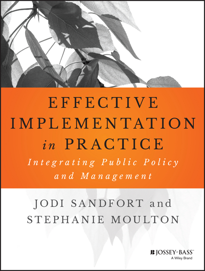 Moulton, Stephanie - Effective Implementation In Practice: Integrating Public Policy and Management, e-bok
