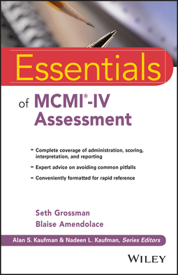 Amendolace, Blaise - Essentials of MCMI-IV Assessment, e-bok