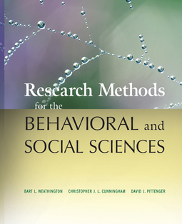 Cunningham, Christopher J. L. - Research Methods for the Behavioral and Social Sciences, ebook
