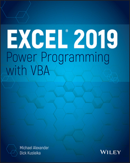 Alexander, Michael - Excel 2019 Power Programming with VBA, e-kirja