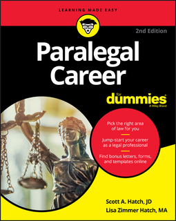 Hatch, Scott A. - Paralegal Career For Dummies, ebook