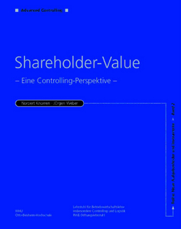 Knorren, Norbert - Shareholder Value: Eine Controlling-Perspektive, e-bok