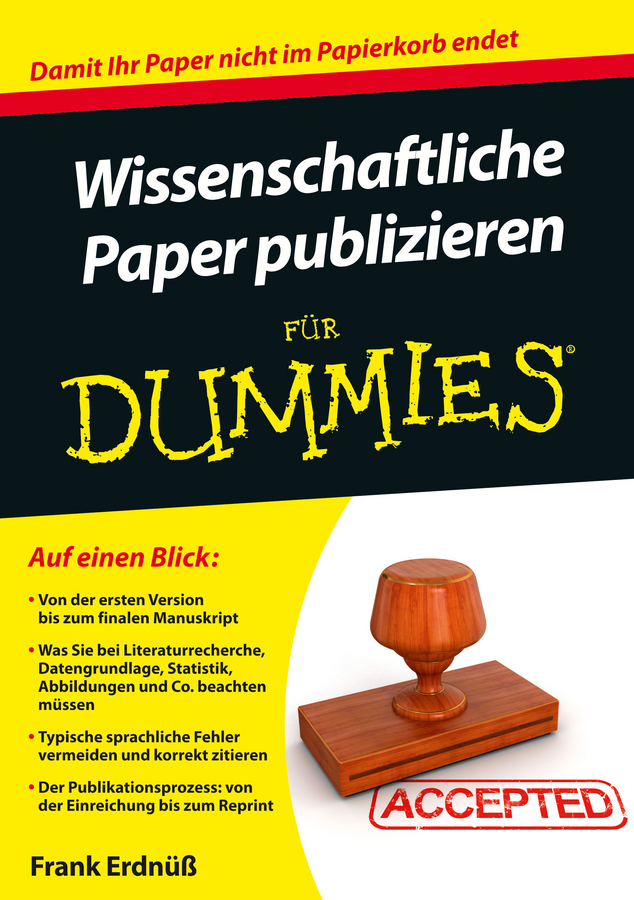 Erdn¿¿, Frank - Wissenschaftliche Paper publizieren für Dummies, ebook